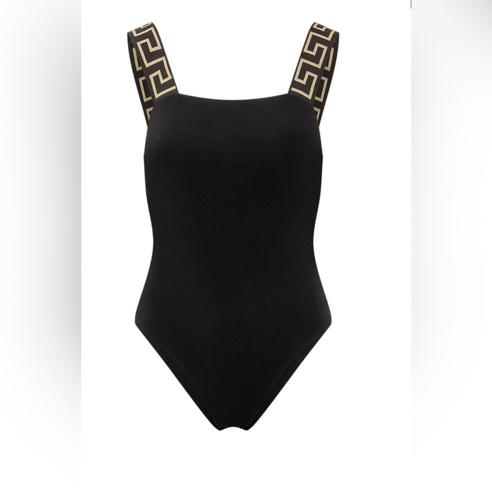 Versace Bodysuit with Gold Accents
